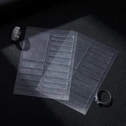 Acrylic/Silicone Ring Size Adjusters Invisible Ring Guard Tightener Ring Size Reducer Spacer for Man&Woman Loosing Rings