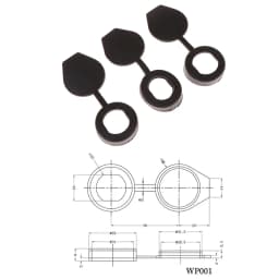 MS705/816 Waterproof Cap Cover 3pcs/set  Outdoor Accessories  For Cabinet Cam Lock Industry Cylinder