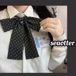 Sweet Style Uniform JK Bow Tie Women's Polka Dot Colorful Necktie for Shirts Lolita School Dress Wedding Party Bowknot Collar