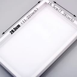 100 Slot White Ring Display Box Jewelry Preventing Gray Layer Storage Box