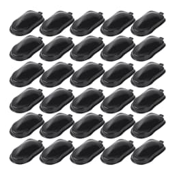 OPHIR 30pcs Plastic Speed Shape Color Display Model 5x9cm Plastic Model Car Color Paint Testing Black & White for Choose AC060