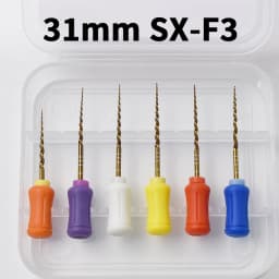 Dental Tools Gold Flexible Files Hand Endo Rotary Files Golden Endodontic Files 21/25mm NITI Endo Titanium Instrument Dentistry