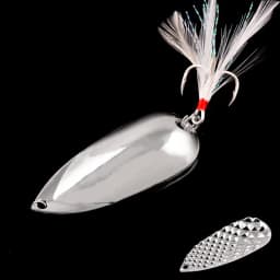 1Pc Spoon Fishing Lure Artificial Bait 7-20g Wobler Fishing Pike Trout Bass Catfish Treble Hook Metal Sequin Lure Fishing Tackle