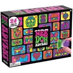Internet celebrity Needoh’s Advent Calendar 2026 – a festive calendar with squeeze toys and holes for fun.