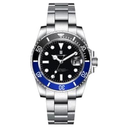 40mm Corgeut man Watch Custom Logo Luxury Sapphire NH35 Automatic Mechanical Watches Ceramic Bezel 120 Click Luminous