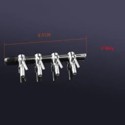 1 2 3 4 5 Way Aquarium Air Splitter Valve Fish Tank Air Pump Flow Splitter Distributor Pump Valve Tap Lever Control Switch Valve