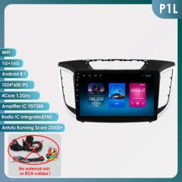 Hizpo 2 Din Android 13 Car Radio For Hyundai Creta ix25 2015-2019 Multimedia Video Player GPS 4G Carplay Auto Stereo Head Unit