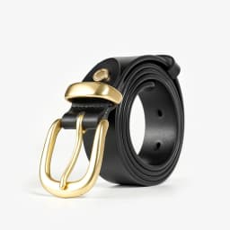 BEAUTODAY Belts Women Cow Leather Strap Solid Color Oval Buckle Ladies Modern Fashion Jeans Dress Accessories Waistband 91054