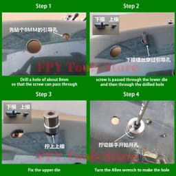 Parking Sensor & Lens Hole Maker For All Cars