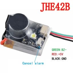 Finder JHE20B JHE42B Super Loud FPV Buzzer Tracker with LED Alarm Lost Drone Beeper 5V for Flight Controller RC