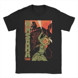 Darth Maul Jedi Master Lightsaber Logo T Shirt for Men Cotton Vintage T-Shirts Round Neck Tees Short Sleeve Clothes Gift Idea