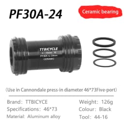 Center axle tool BB30A-24/PF30A 24/30/28.99mm for PF30A frame shell width 73mm for mountain bike Cannondale crank group hollowte