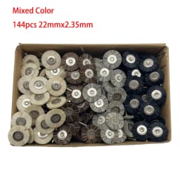 19/22/25mm Polishing Brushes Soft Hard Abrasive Buffing Grinding Wheel 2.35mm Shank Dremel Accessories for Jewelry Rotary Tools
