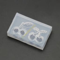 Resin Casting Mold Cherry Epoxy Resin Mold Casting Tool Hanging Ornament QX2F