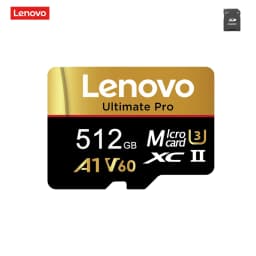 Lenovo Micro SDXC TF Memory Card High Transfer Speed UHS-I C10 U3 64GB 128GB 256GB 512GB 1TB for PC Laptop Surveillance Camera