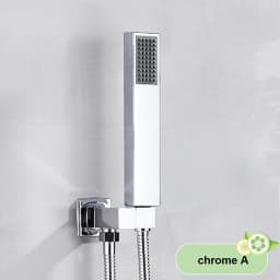 Brushed Gold Handshower Head ABS Plastic Handheld Shower Head 150cm Stainless Steel Shower Hose Wall Mounted Faucet Accessory