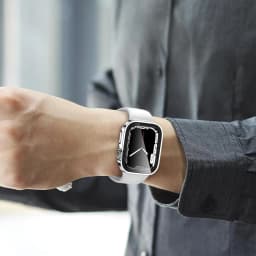 Cover for Apple Watch Case 46mm 42mm 49mm 45mm 44mm 41mm 40mm Tempered Glass Screen Protector Series 12 11 10 9 8 SE 3 Ultra 4 3