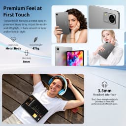 Teclast M50T 2026 10.1-inch IPS Tablet, Gemini AI, Android 16, Max 32GB RAM (4GB+28GB Virtual), 128GB ROM, A537 Octa-Core CPU, 7000mAh Battery, Type-C, Supports microSD up to 1TB & Wi-Fi 6