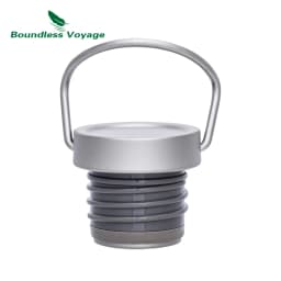Boundless Voyage Wide Mouth Titanium Water Bottle Reusable Sport Drinking Bottle for Camping Hiking Picnic Climbing Running