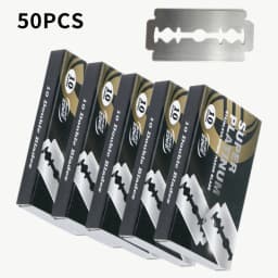 10Pcs/100Pcs Stainless Steel Razor Blades Old-Fashioned Manual Double Edge Shaver Razor Blade Hairdressing Barber Shaving Tools