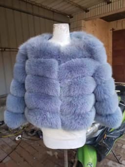 Style Real Fur Coat 100% Natural Fur Jacket Female Winter Warm Leather Fox Fur Coat High Quality Fur Vest
