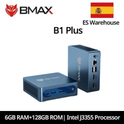 Bmax B1 Plus Windows 11 Pc Intel J3355 6Gb Ram 128Gb Rom HDMI USB Wifi Support 4K@60Hz Intel Hd Graphics 500 Mini Pc