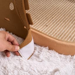 Slipper‑Style Cat Bed Sisal Scratching Pad Cat Beds Semi Enclosed Creative Breathable Kitten Beds Funny Anti Scratch Puppy House