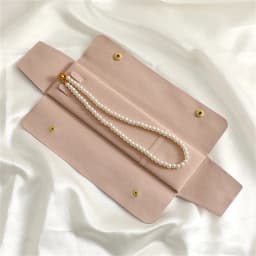 New Microfiber Necklace Storage Bag Bracelet Pouch Portable Jewelry Organizer Bags Women Multi-Functional Snap Pouch