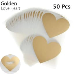 50 Pcs / Set DIY Golden Pentagram Scratch Card Sticker Self-adhesive Multifunctional Labels Scratch Coating Stickers