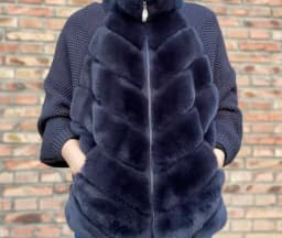 Black Friday Bestseller | Winter Rex Rabbit Fur Sweater Jacket | LAST STOCK • Lock Price | In Stock Select Sizes Only 250811