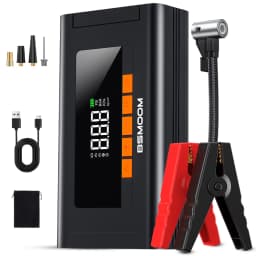 Car Jump Starter with Air Compressor 26800mAh Portable Booster Charger Powerful Car Battery Starting Device