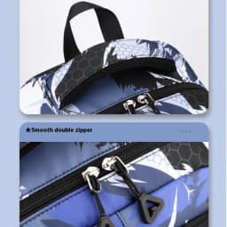 2pcs/set middle school boy backpack graffiti chest bag backpack set high school bag for boys 12 to 18 years old student bookbag