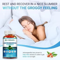 Ashwagandha Gummies - Enhance Physical Strength and Endurance Relieve Stress and Anxiety Improve Sleep Quality Antioxidant