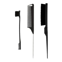 3-10pcs Hair Styling Comb Set Teasing Hair Brush Triple Teasing Comb Rat Tail Combs Edge Brush Hair Tail Tools Braid Tool Loop