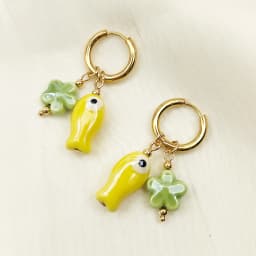 Cute Octopus Earrings Creative Glass Octopus Long Drop Earrings Unqiue Marine Series Design Earrings Wholesale Custom Packaging