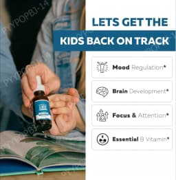 Kids L-Methylfolate 5-MTHF Liquid Drops with Methyl B12 Active Folate Support 1 Fl Oz USDA Organic Vegan Non-GMO