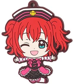 Love Live Sunshine Anime Lovelive Aqours Yoshiko Ruby Chika Hanamaru Dia Kanan Mari Game PVC Keychain