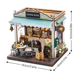 DIY Wooden Miniature Building Kits 3D Puzzles Castle Casa Doll Houses With Furniture Lights Dollhouses For Friends Birthday Gift