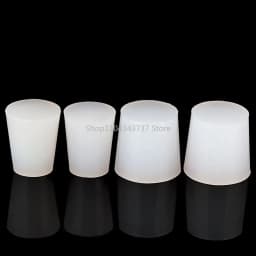 Conical Silicone Rubber Stopper HIGH TEMP Silicone Plugs Sealing Tapered Rubber Plug For Electroplating Paint