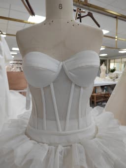 Custom Made Royal Muse Exclusive Simple Dress Corset For Bridal Wedding Wear Jacket Transparent Sexy Shaping Underwear
