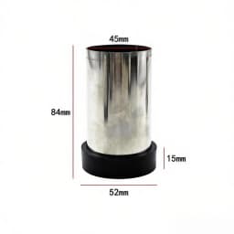 Premium Casting Steel Flask with Rubber Base for Plaster Mold Making Durable Professional Jewelry Tools