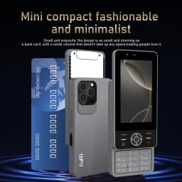 FUFFI S24 Pro Sliding Mini Phone 4.0 Inch HD Colorful Screen Phone Fun Feature Phone 4G Network Dual SIM Student Mobile Phone