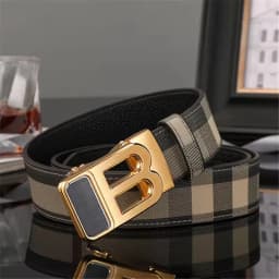 Men's Belt Designer High Quality Genuine Leather Belts Male Metal Automatic Buckle Casual Fashionable Belt For Men Jeans