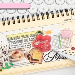 Mr. Paper Cloud’s Edge Imprint Sticker Book 20 Sheets - PET Die-Cut Craft, Ethereal Journal Decor, Creative Collage Material
