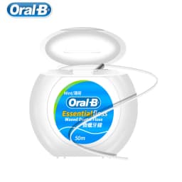 Oral B Essential Floss Smooth Comfort unwaxed Mint Flosser Interdental Deep Clean Remove Plaue Ultra-Fine Dental Floss 50m/Box