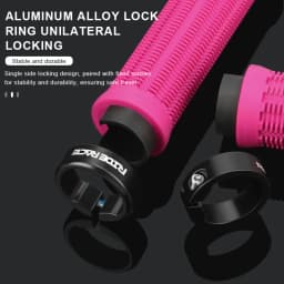 1Pair MTB Grips TPR Rubber Ergonomic Comfortable Mountain Bike Handlebar Grips Anti-Skid Shock-Absorbing Bicycle Handlebar Cover