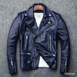 Men's Autumn Winter PU Leather Jacket, Motorcycle Biker Style Faux Leather Coat, Factory Direct Sales Casual Outerwear for Men