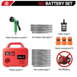 ONEVAN 260W Electric Water Pump 150M Cordless Watering Machine Rechargeable Garden Watering Tools For Makita 18V Battery Pin
