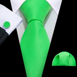 Barry.Wang Green Mint Teal Men Tie Hanky Cufflinks Set Jacquard Olive Sage Lawn Cyan Necktie for Male Wedding Business Gift