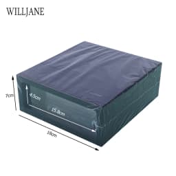3D Floating PE Film Jewelry Display Frame Stand Holder Box 10/Unit Portable Brooch Coin Medal Suspension Storage Collection Case
